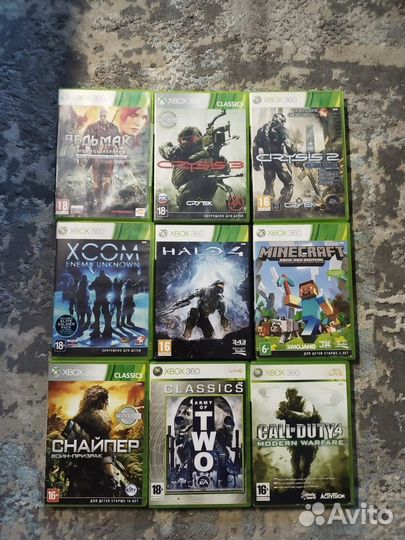 Лицензионные игры на Xbox 360