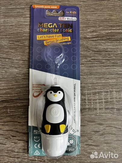 Детская зубная щетка Megaten Sonic пингвиненок