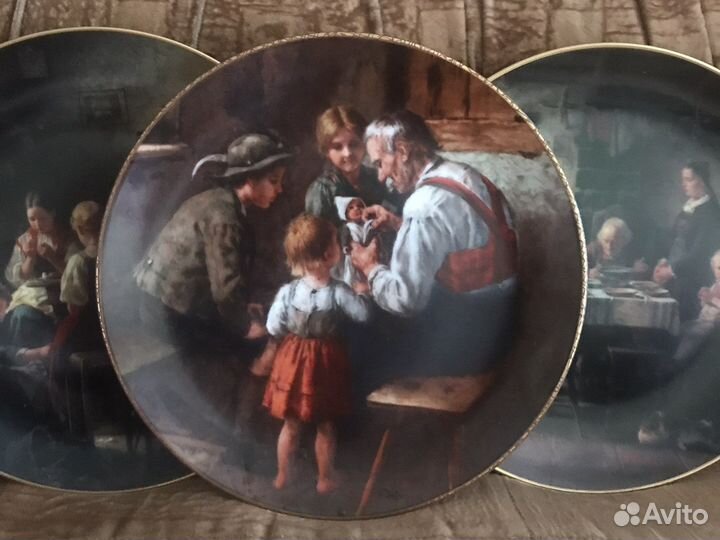 Настенная тарелка по картинам художников
