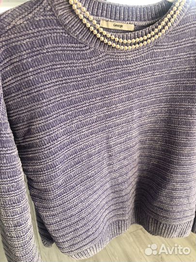 Свитер George лиловый