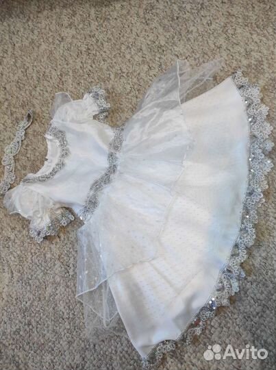 Платье снежинка прокат