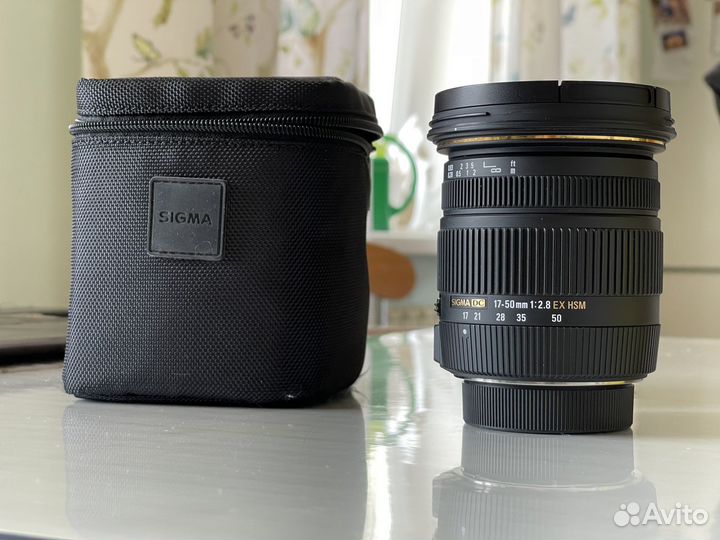 Объектив Sigma 17-50 2.8 для Nikon