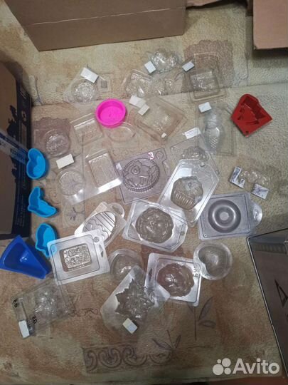 Пластиковые формы для мыла и бомбочек для ванны