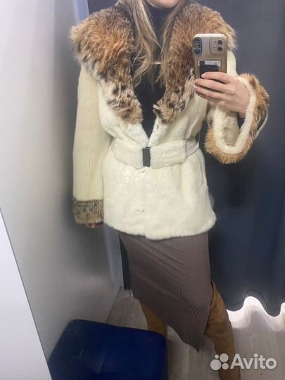 Шуба норковая блэклама blackglama рысь