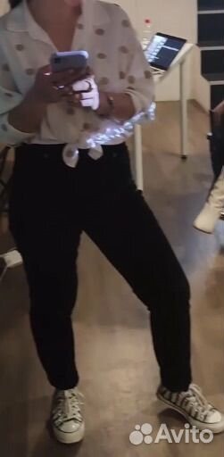 Вельветовые узкие джинсы monki