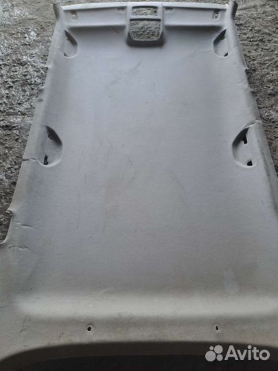 Обшивка потолка на Skoda Fabia 2