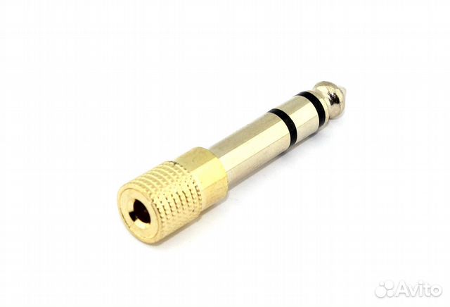 Переходник miniJack 3,5 мм - на Jack 6,3 мм