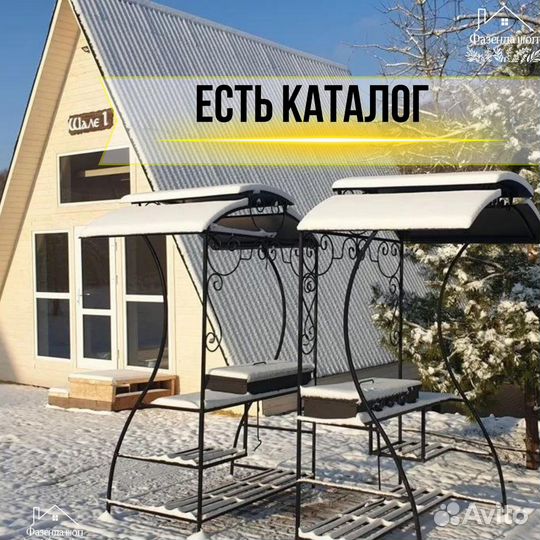 Мангал с печью под казан