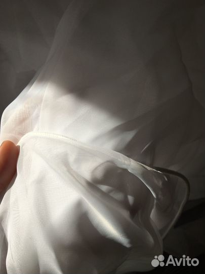 Тюль полупрозрачная на пошив
