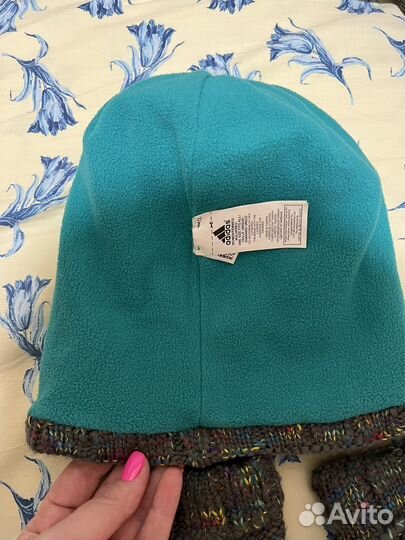 Комплект шапка, шарф варежки Adidas