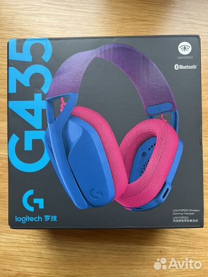 Беспроводные игровые наушники Logitech g435 новые
