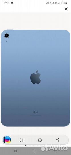 Планшет apple iPad 10.9 2022