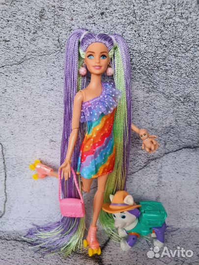 Кукла барби с длинными волосами беременная