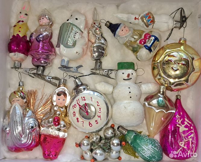 Елочные игрушки СССР