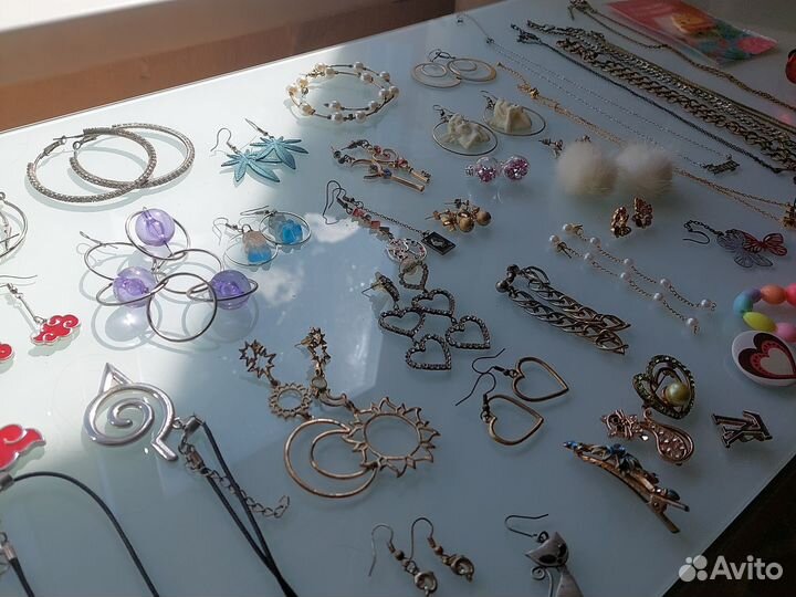 Бижутерия, серьги,подвеска,кулон,браслет,ободок