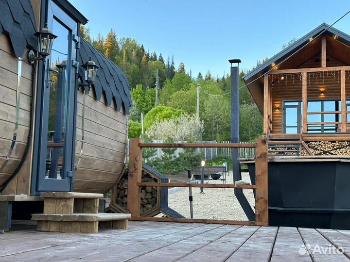 Баня бочка под ключ