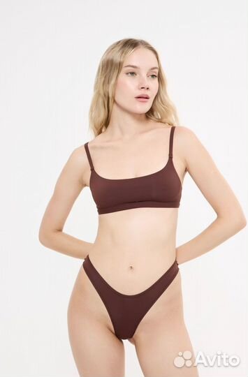 Стринги laodo с глубоким вырезом