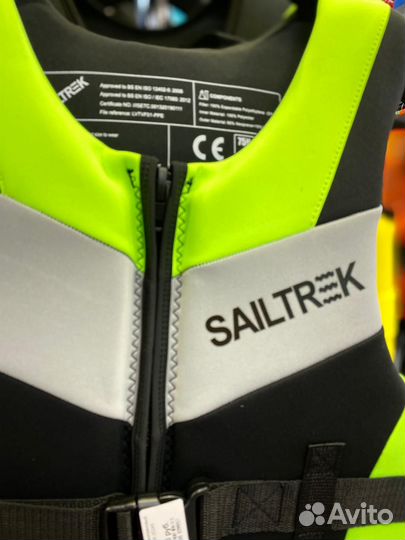 Страховочный неопреновый жилет sailtrek Green