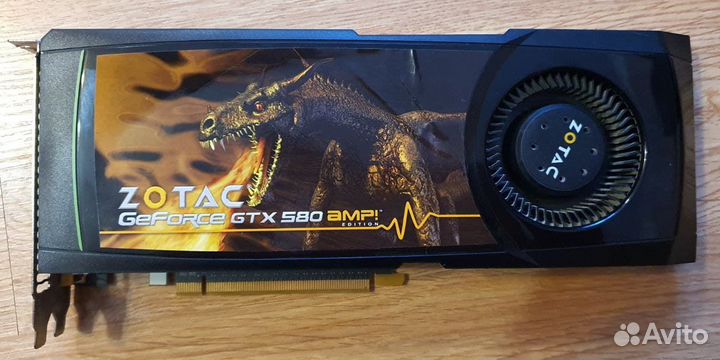 Видеокарта zotac GTX 580 AMP edition1536M DDR5