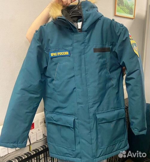 Куртка зимняя мчс + утепленные штаны (ватники)
