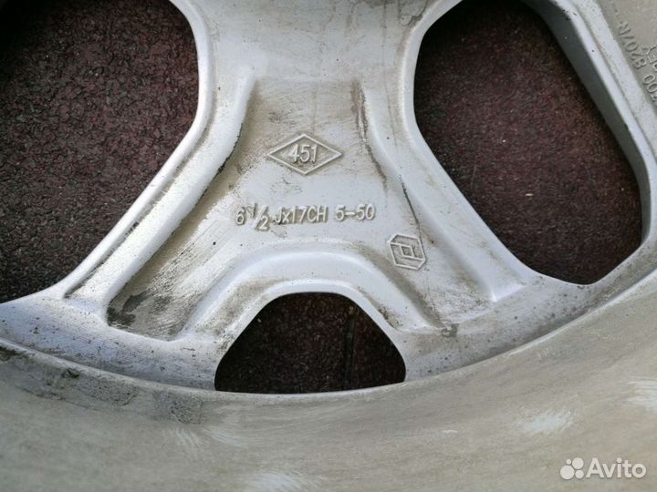 Диски R 17 Renault Kaptur