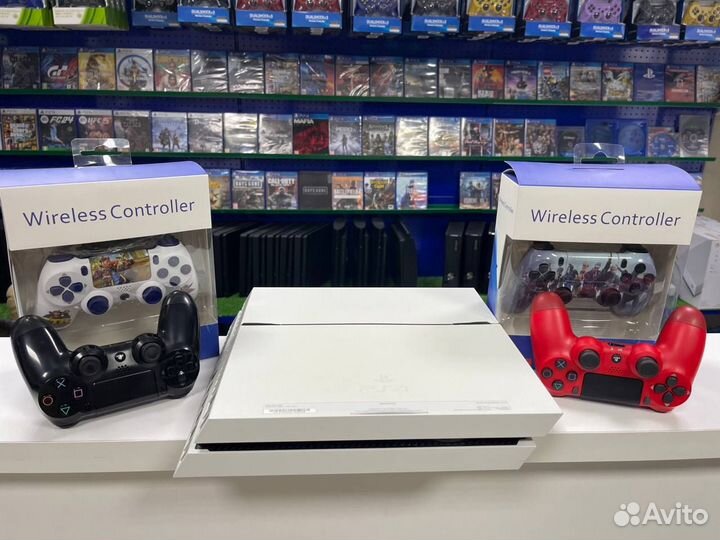 Sony PlayStation 4 White Корпус с Играми