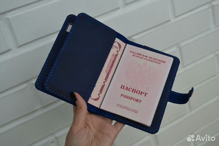 Обложка для документов, ручная работа