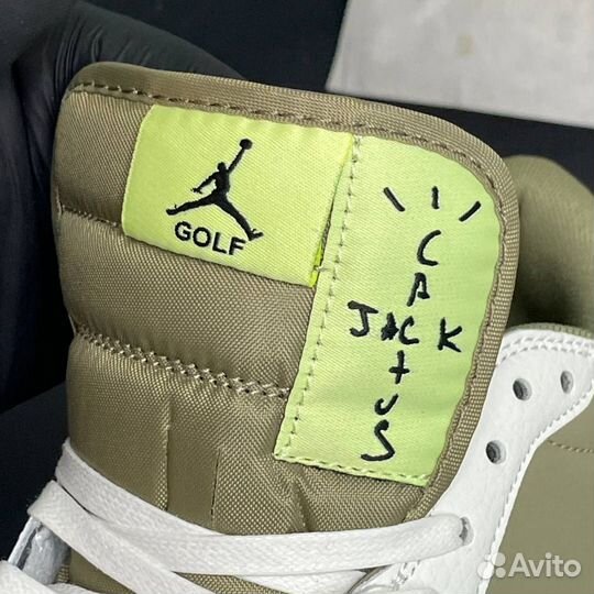 Кроссовки travis scott AIR jordan 1 LOW golf