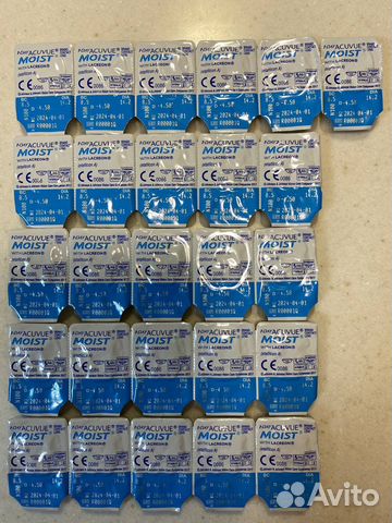 Линзы контактные 1 Day Acuvue Moist -4.50 (26 шт)