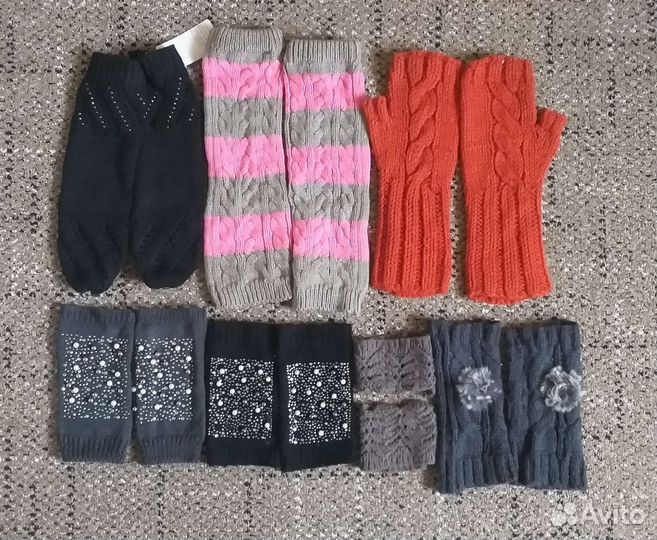 Пакетом аксессуары женск+митенки.Цена за всё