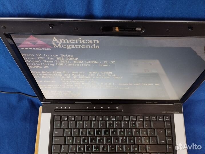 Ноутбук Asus X50VL (рабочий, с нюансами)