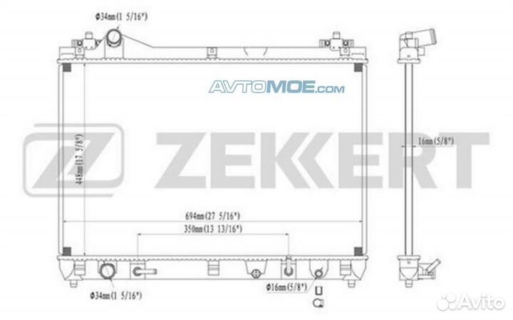 Радиатор охл. дв. Suzuki Grand Vitara (JT TE TD) 0