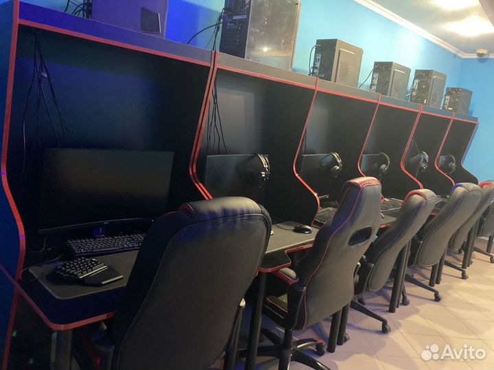 Стол для компьютерного клуба cyber 800/900/1000*80