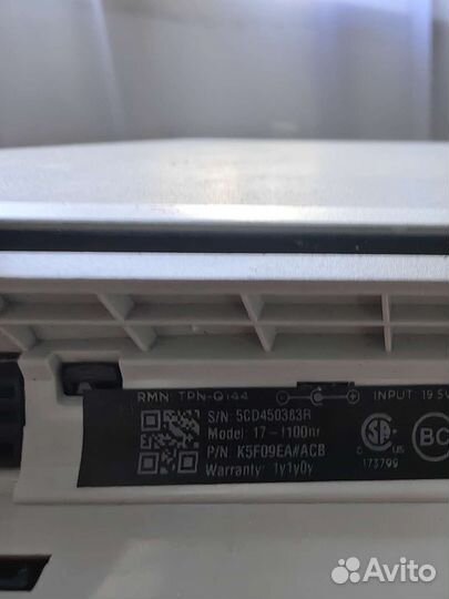 Ноутбук HP Pavilion 17-f100nr