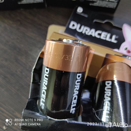 Батарейки дюрасел Duracell, 2 шт