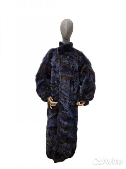 Шуба из меха лисы