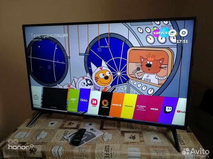 SMART TV LG 49 дюйма(125см).в идеальном состоянии