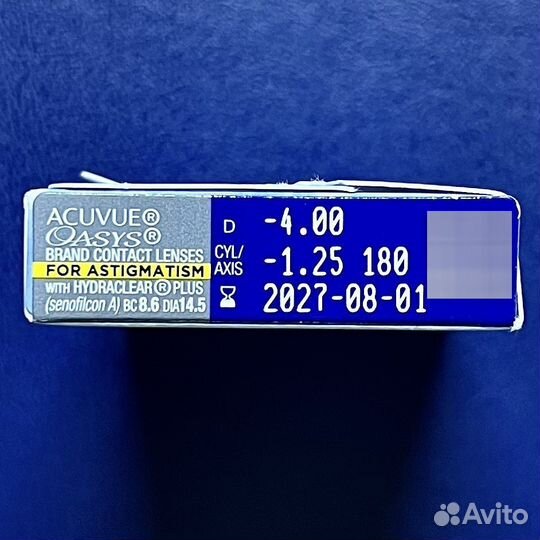 Линзы Acuvue oasys astigmatism