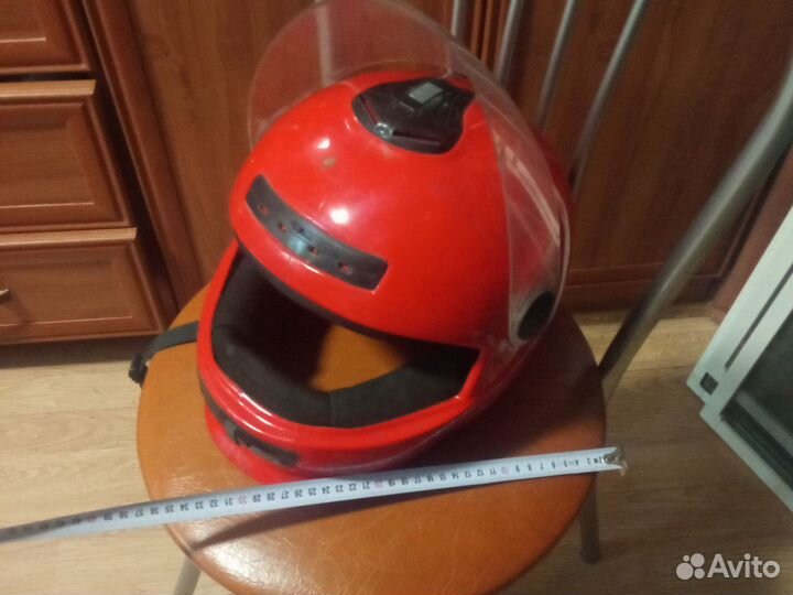 Мотоциклетный шлем бу с забралом