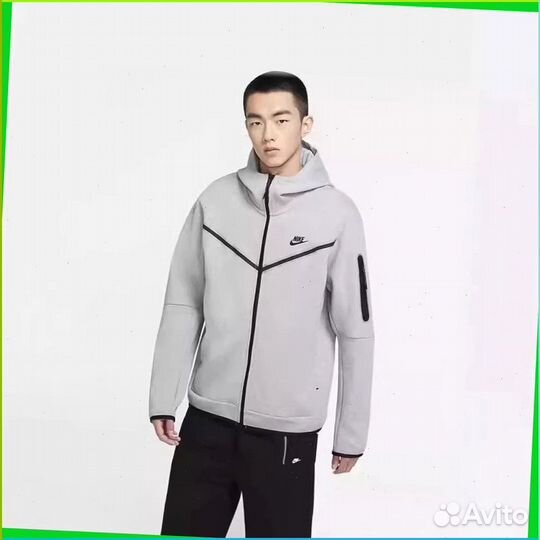 Зип худи Nike Tech Fleece (Premium качество)