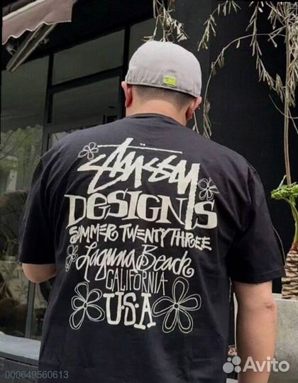 Футболка Stussy оверсайз