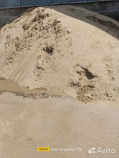 Песок речной в мешках