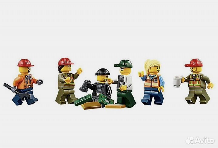 Конструктор lego City Trains Товарный поезд 60198