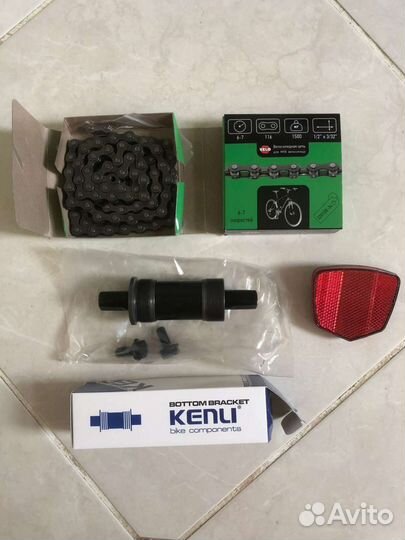 Цепь Каретка Колодки тормозные