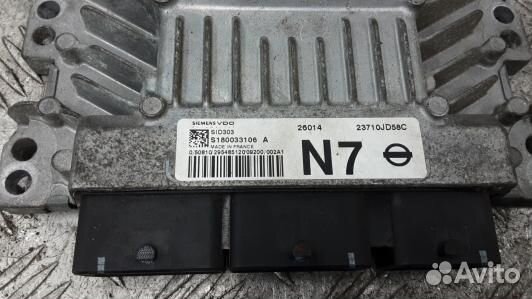 Блок управления двс nissan qashqai J10 +2 (3UK12PC01)