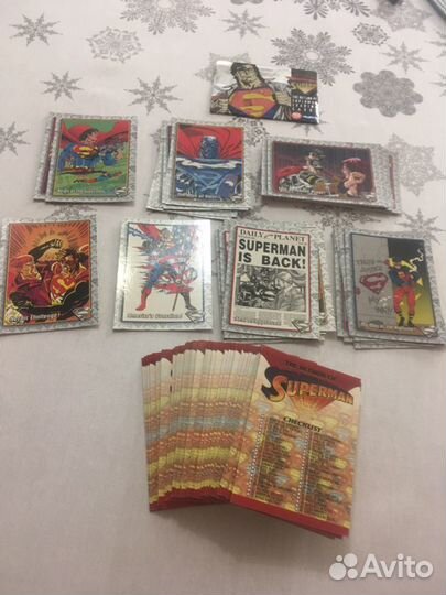 Карточки DC «Возвращение Супермена» 1993 г