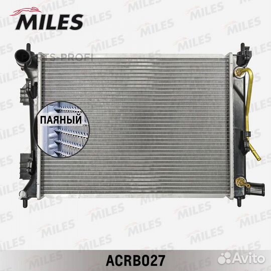 Miles acrb027 Радиатор hyundai solaris / KIA RIO 1.4/1.6 A/T 10