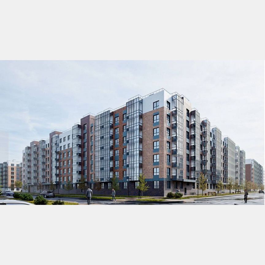 2-к. квартира, 71,6 м², 2/8 эт.