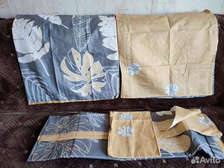 Постельное белье Евро, 2, 1,5, дуэт, Сатин Турция