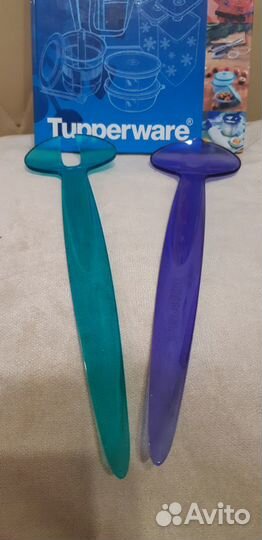 Tupperware Новая Салатная Пара/ Ложки для Салата